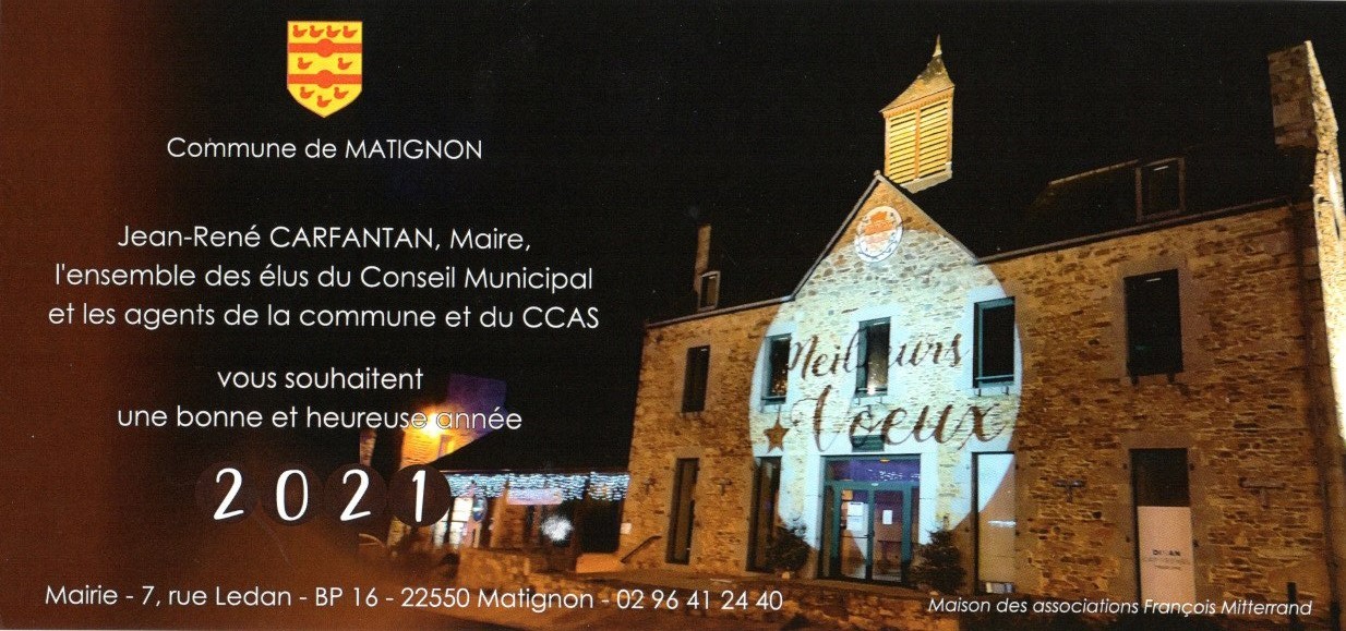 Vœux du maire de Matignon Vœux du maire de Matignon
